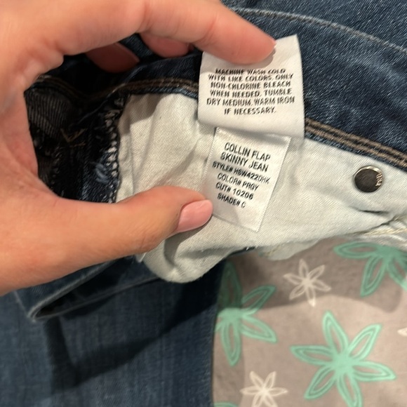 HUDSON Woman's Collin Flap Skinny Jean Signature Triangle Pocket waist 26 - Picture 6 of 9